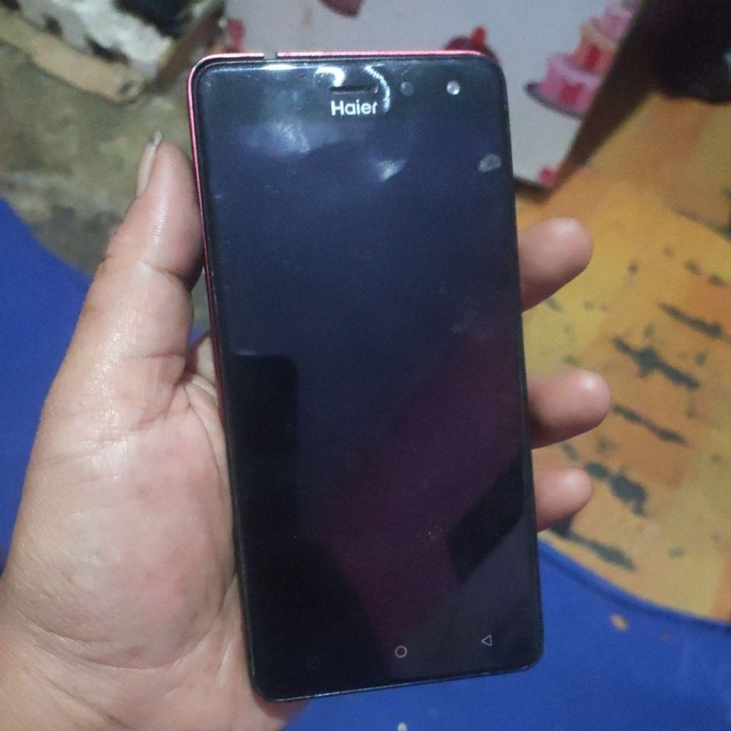 lcd ori copotan haier g7 kondisi normal