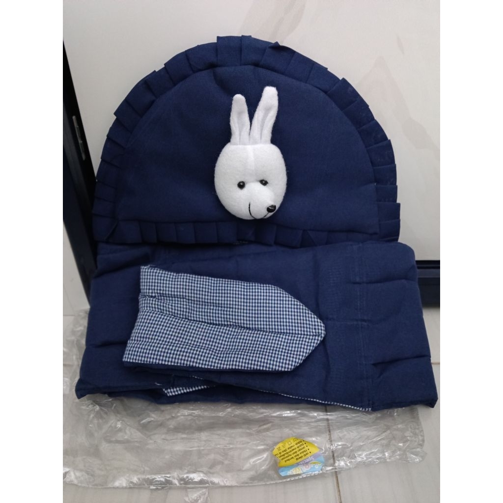 preloved gendongan samping topi boneka bayi,barang baru segel,kado lahiran