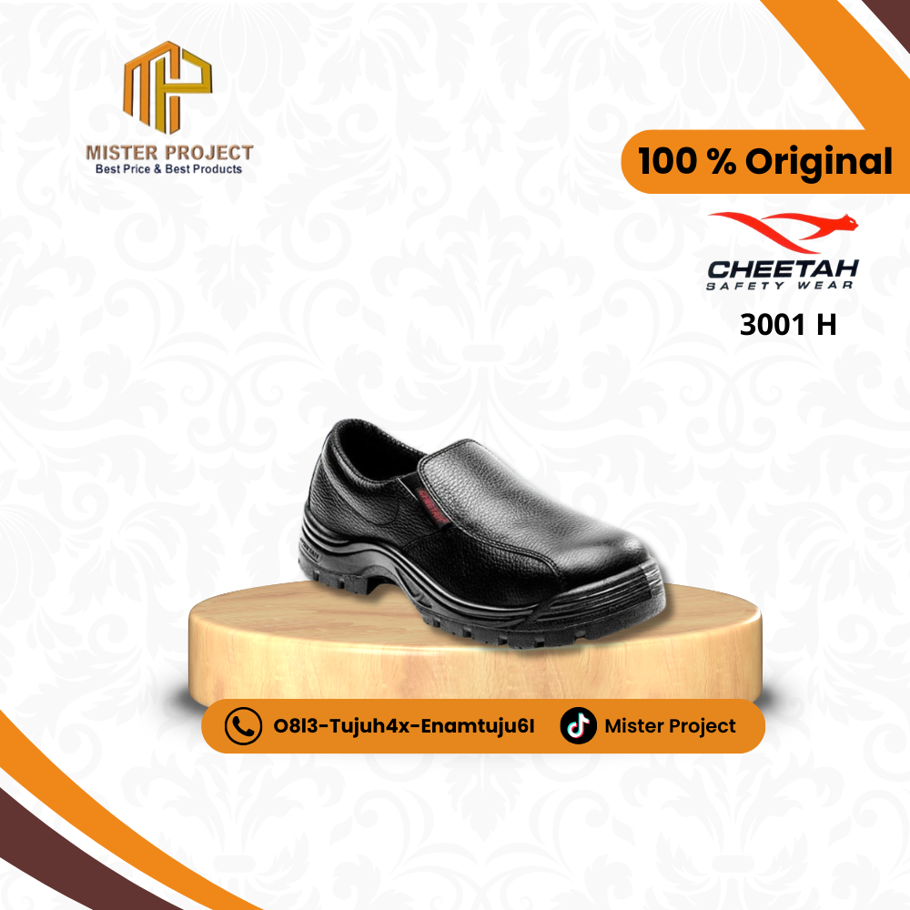 Safety Shoes Cheetah 3001H Original / Sepatu Safety Cheetah 3001H / Cheetah