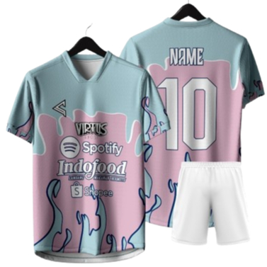 Virtus Jersey Futsal | Jersey Sepak Bola Custom Free Name Set