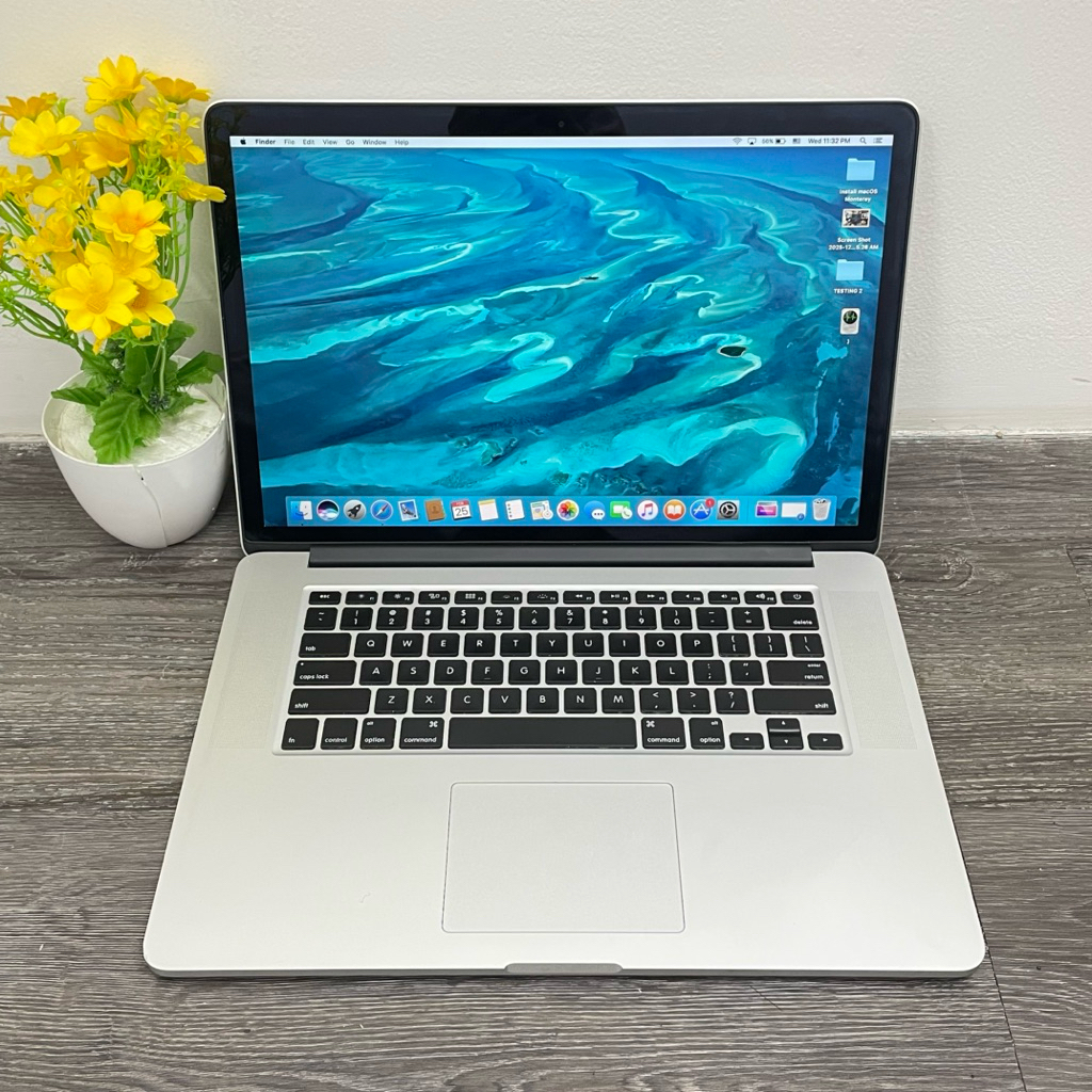 MACBOOK PRO RETINA 2015 15INCH RAM 16GB SSD 512GB INTEL CORE i7