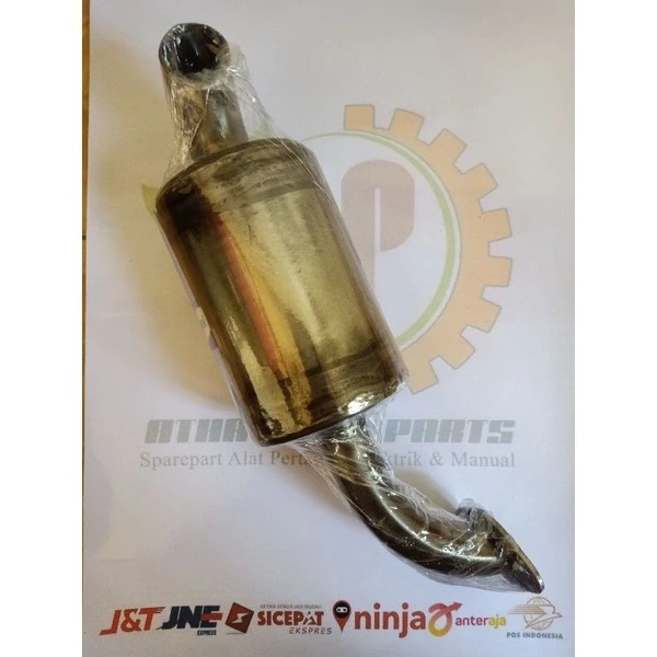 EXHAUST MUFFLER KNALPOT DISEL DIESEL MESIN HONDA GX 160 200 220 270 370 390 SILIN KAPAL Bahan GALVAN