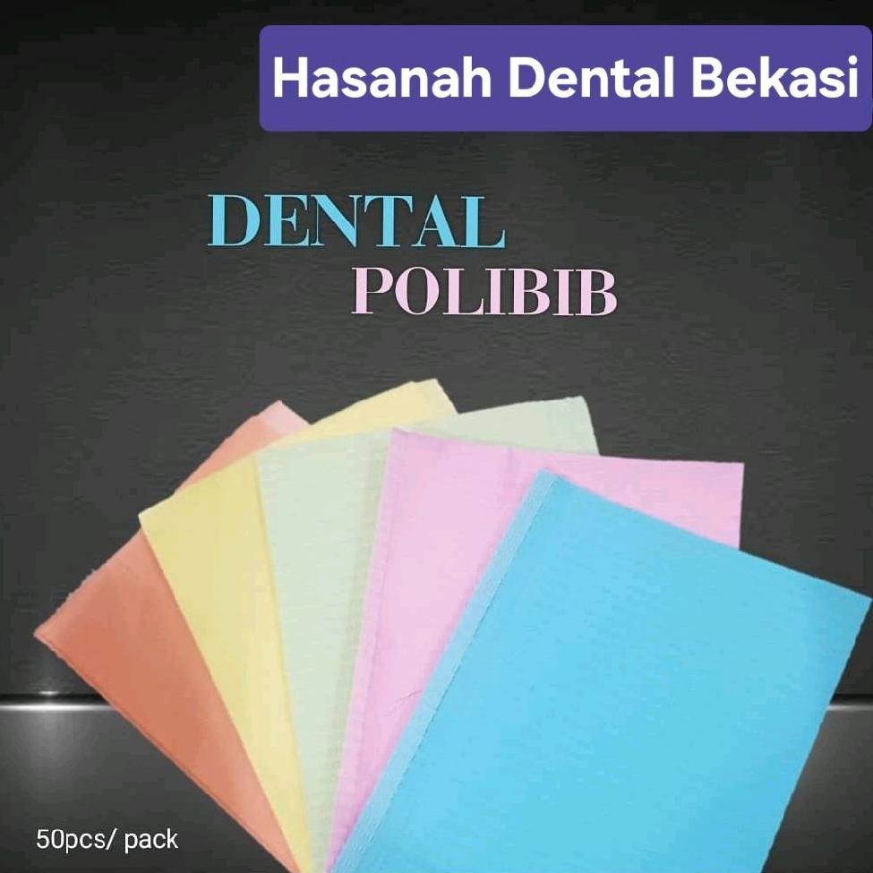 Dental Bib tanpa tali - Celemek Dental ( polibib )