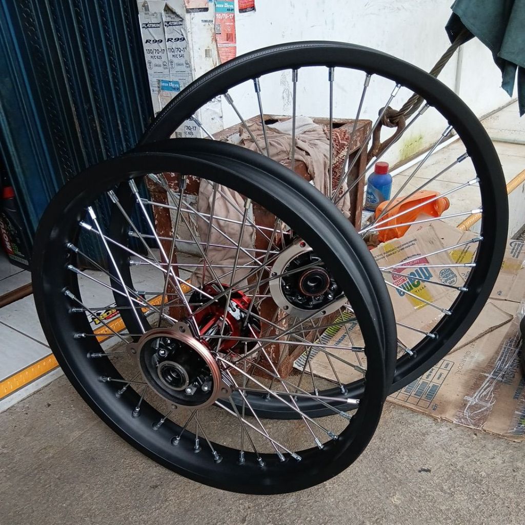 roda klx 18 21 tanpa ban