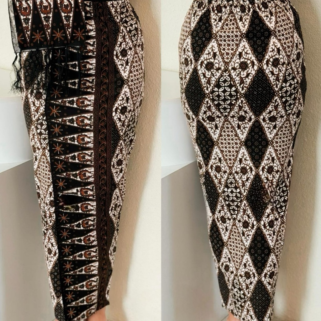 KAMEN JADI BATIK DENIM TWILL STRAIT SET SELENDANG || KAMEN BATIK || BALI || KAMEN JADI STRAIT || KAN