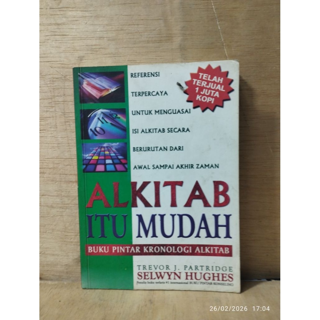 Buku Bekas Original Alkitab Itu Mudah Buku Pintar Kronologi Alkitab