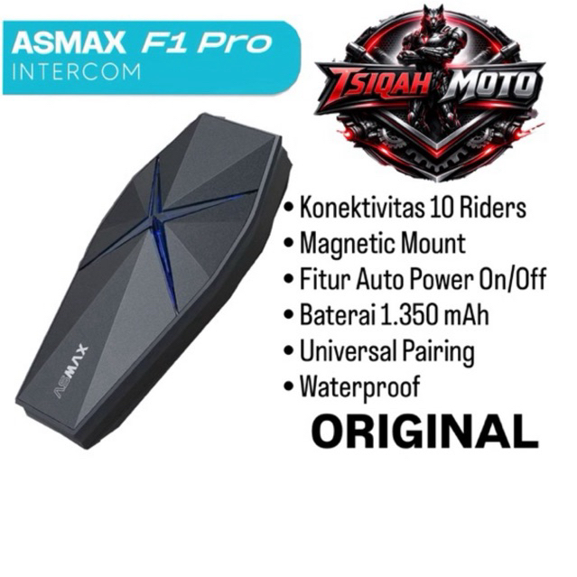 Intercom Asmax F1 Pro | Intercom Retouch | Interkom helm