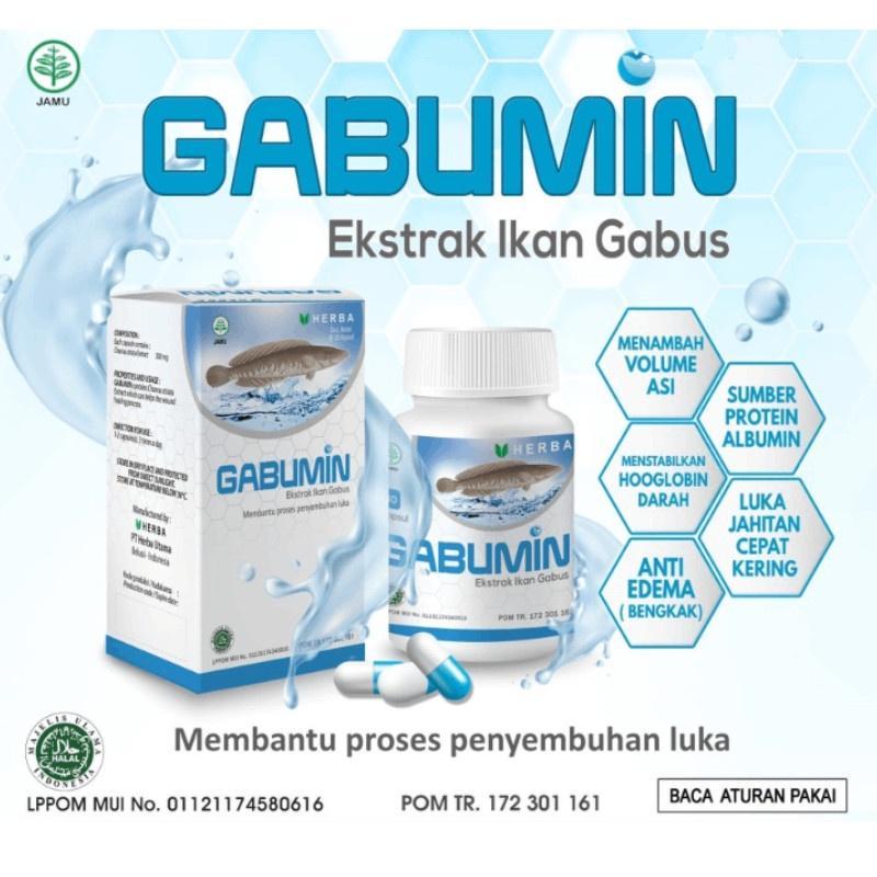 Gabumin Multivitamin isi 30 kapsul - Ekstrak Ikan Gabus - Gabumin