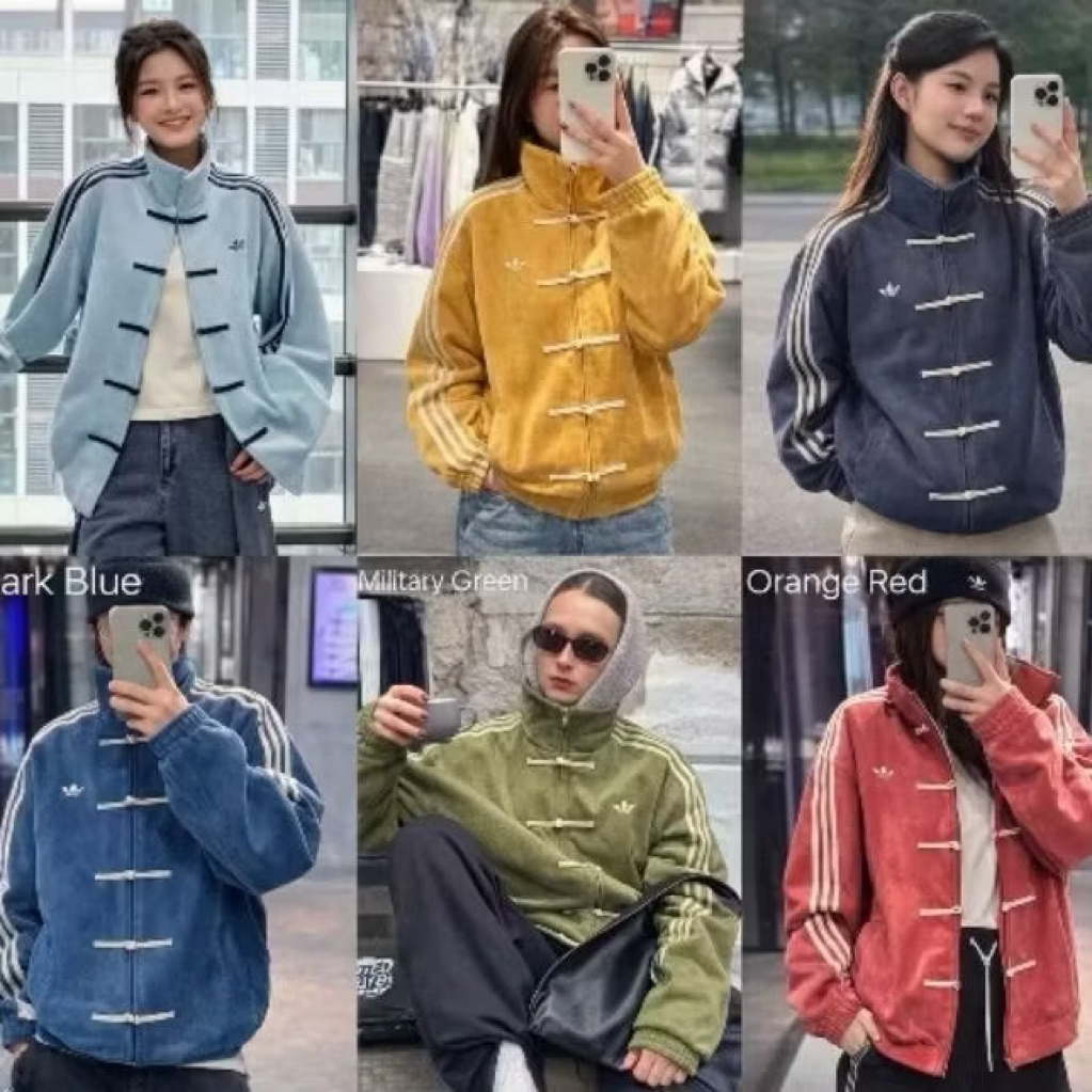 pre order Adidas Suede Jacket CTT Cheongsam [Mirror] 1:1