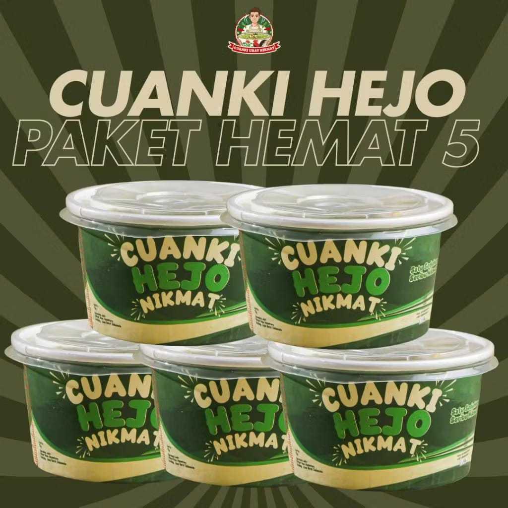 Promo Buy 3 Get 2 Cuanki Sambal Hejo 120g – Cup Instan Khas Bandung Bumbu Melimpah | Terciduk Food