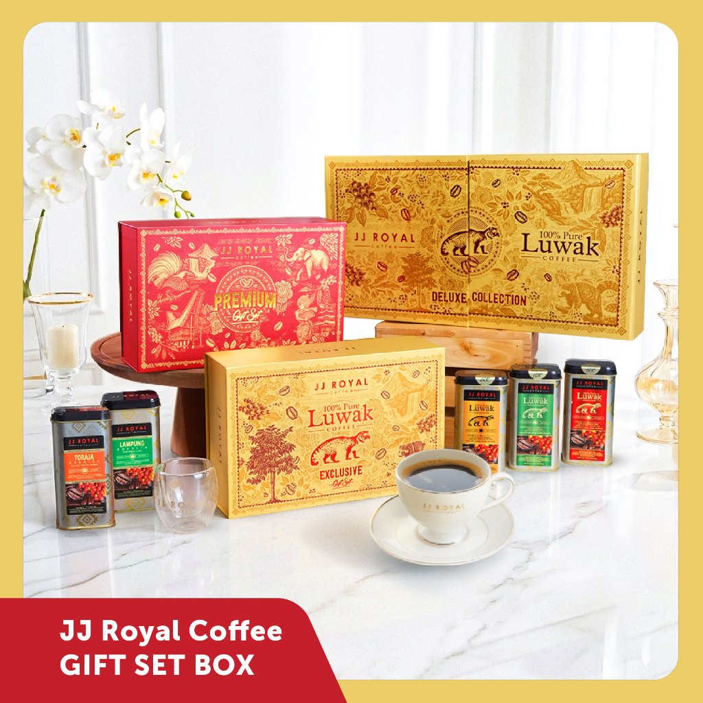 JJ Royal Coffee Gift Set Box