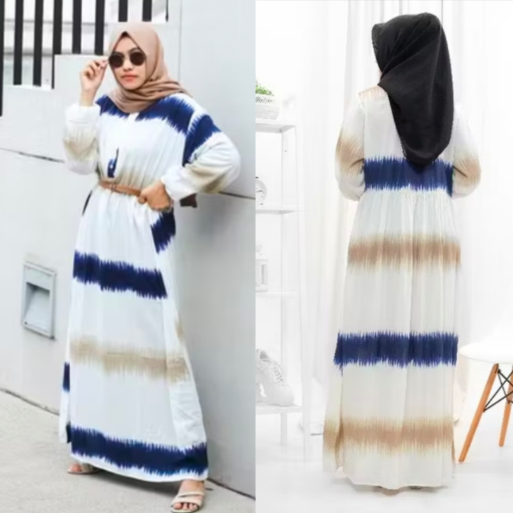 Gamis Maura Rayon Premium Adem Lembut | Dress Gamis Premium