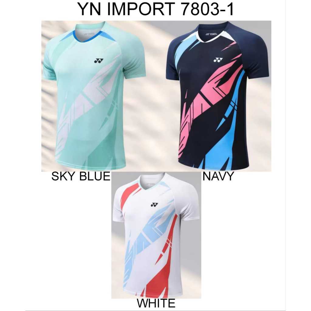 Baju Badminton Jersey Bulutangkis Kaos Badminton Yonex Import YY7803