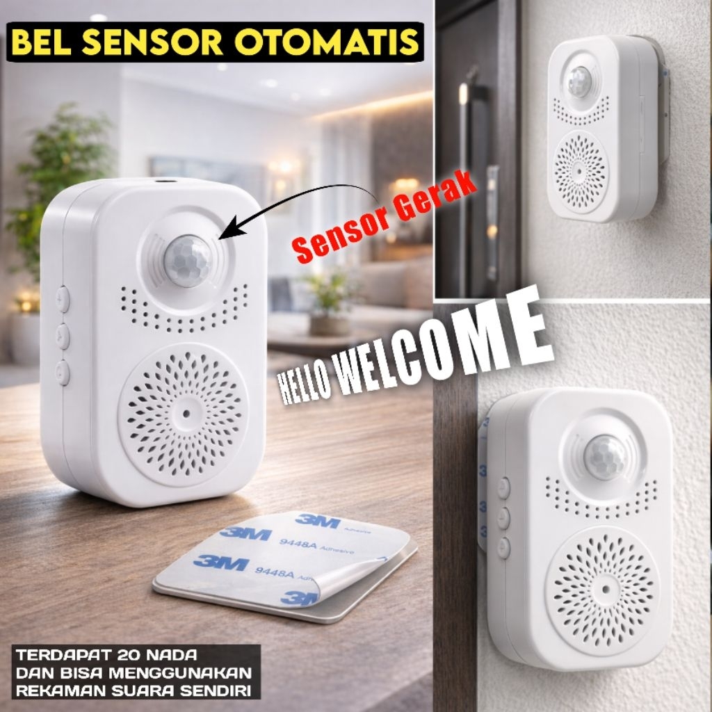 BEL PINTU SENSOR GERAK (BEL PINTU SELAMAT DATANG)