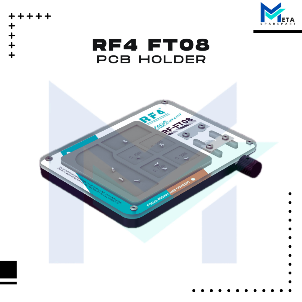 RF4 FT08 MULTI-FUNCTIONAL MAGNETIC SOLDERING INTEGRATED WORKSTATION / RAGUM / PCB HOLDER