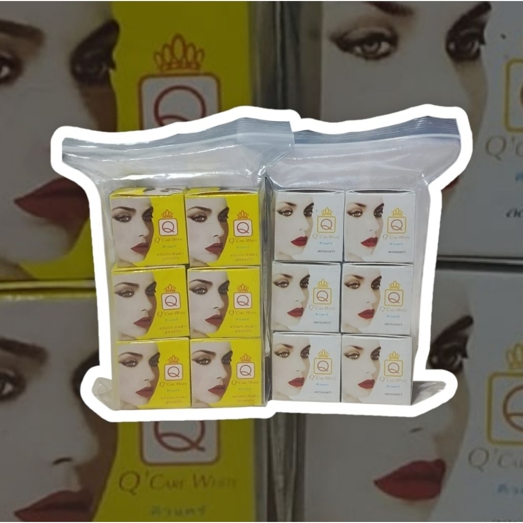 CREAM THAILAND Q CARE WHITE GROSIR (1 lusin)