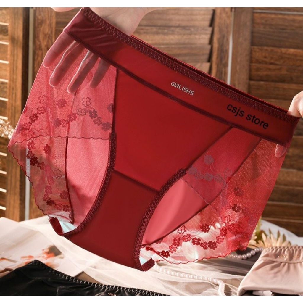 cd wanita highwaist super jumbo 70 kg - 100 kg anti bakteri celana dalam import premium