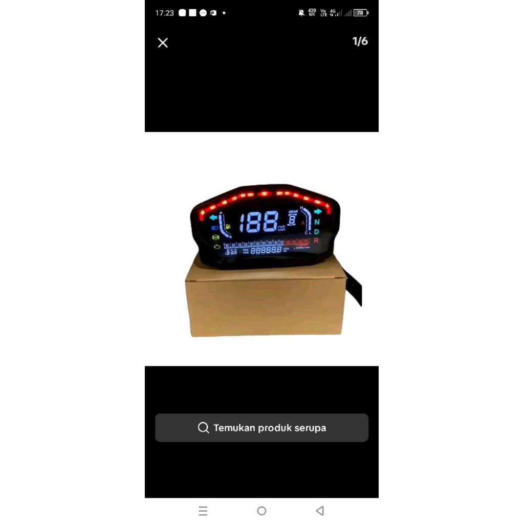 speedometer koso rx4n