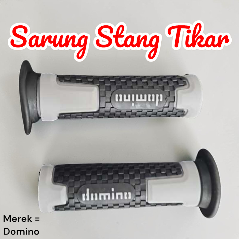 Handgrip Domino Universal Motor Warna Kuning/Biru/Merah/Grey
