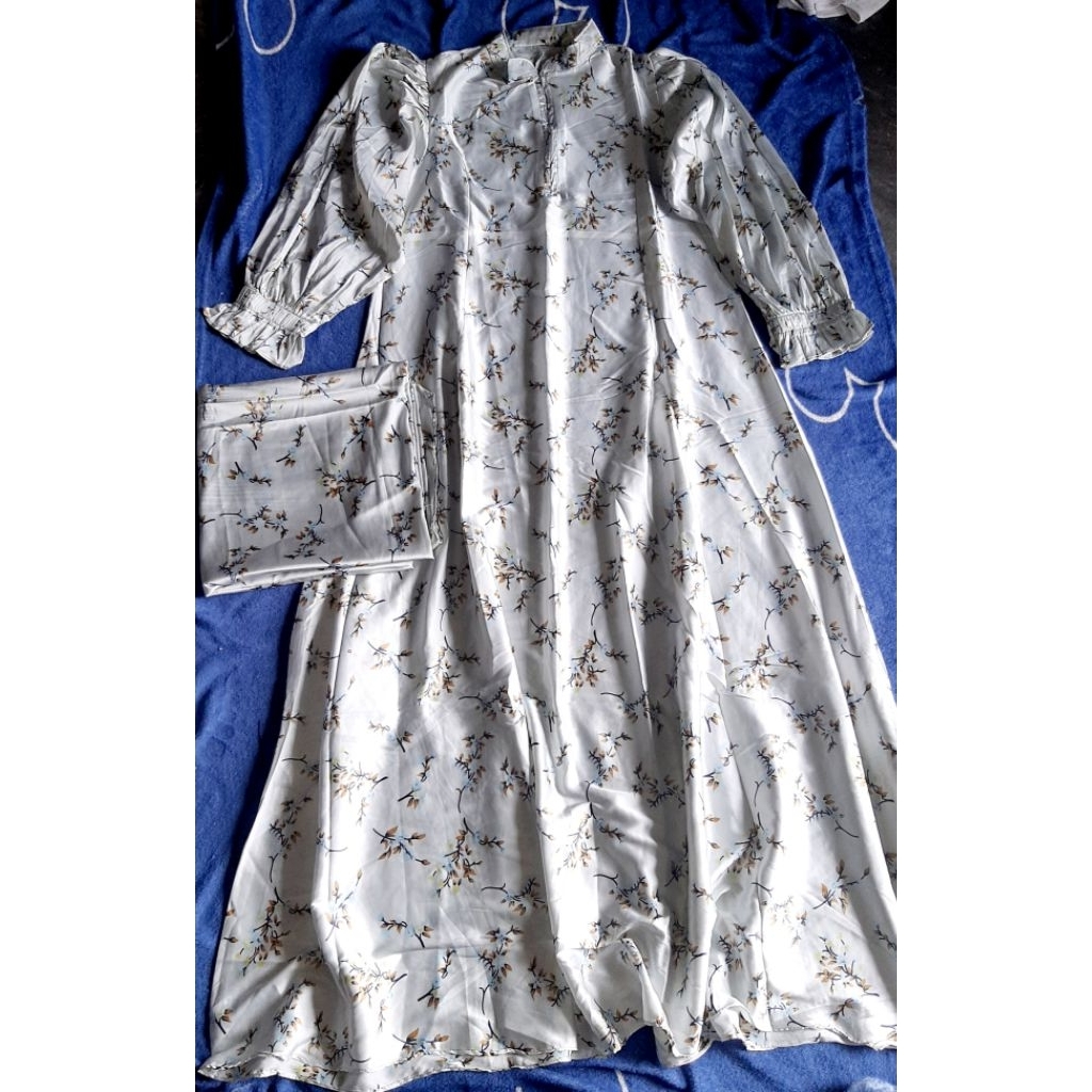 gamis diana silver