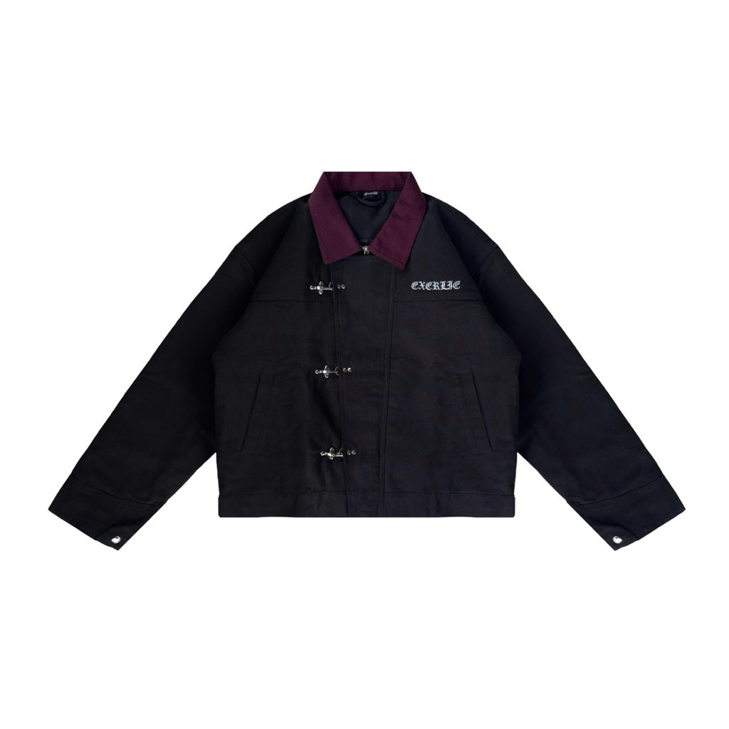 EXERLIE CLASP JACKET BLACK