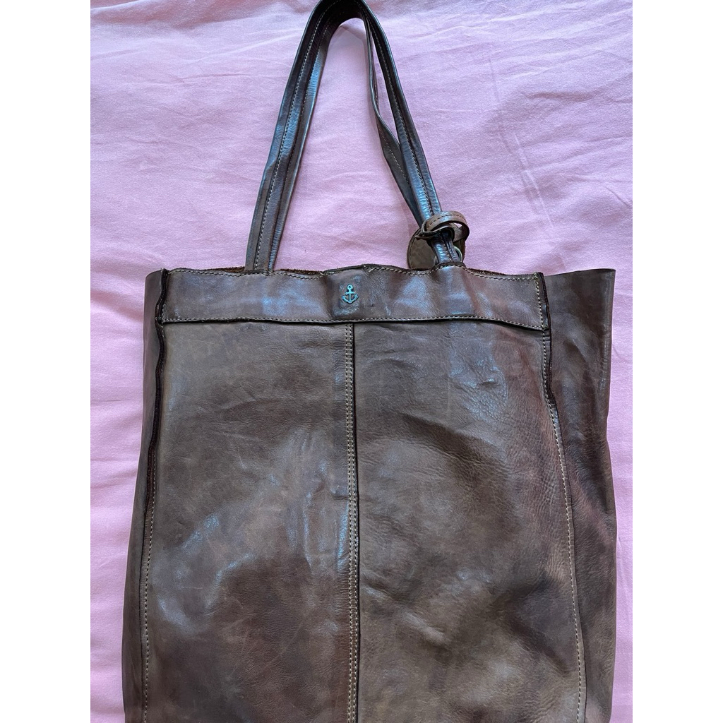 HARBOUR 2nd - ELBE LEATHER TOTE BAG | AUTHENTIC 1000000% PRELOVED