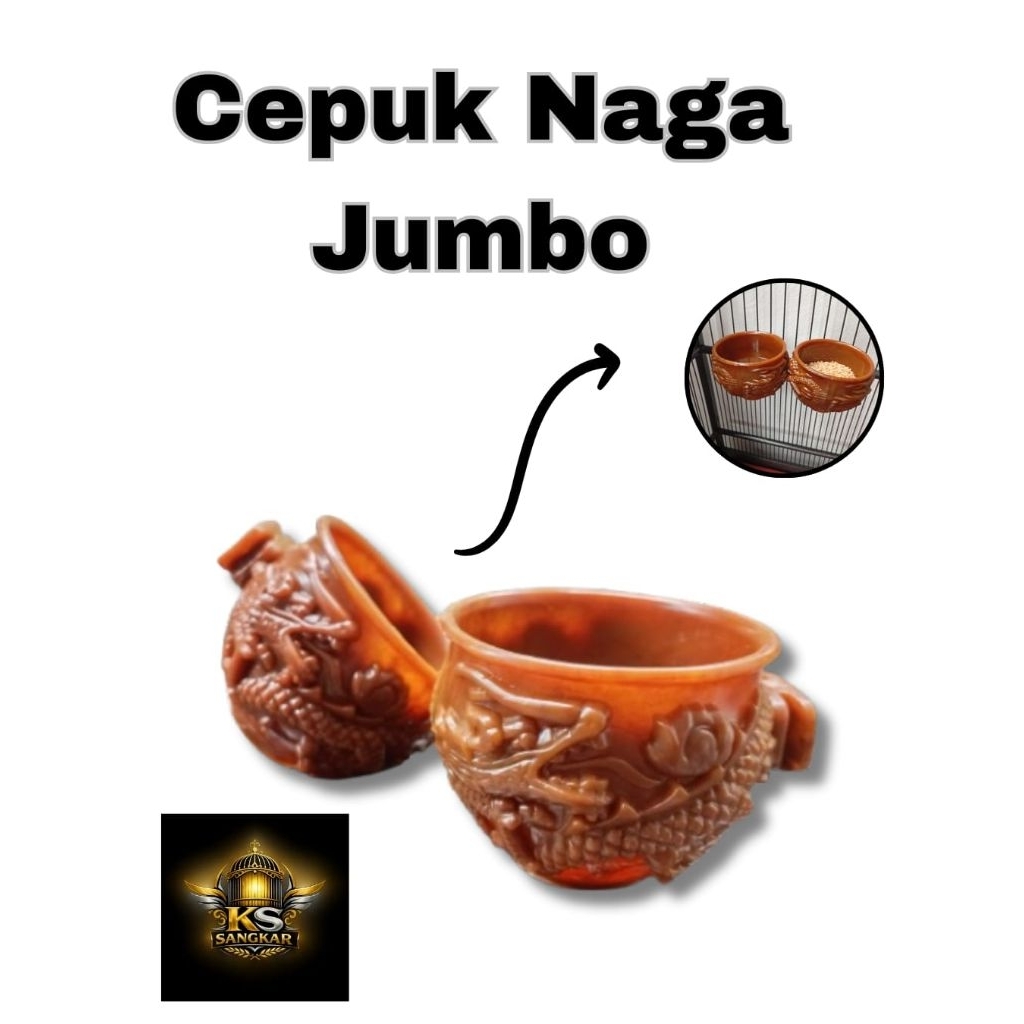 cepuk naga jumbo sangkar burung cepuk ukir naga cepuk sangkar kandang burung