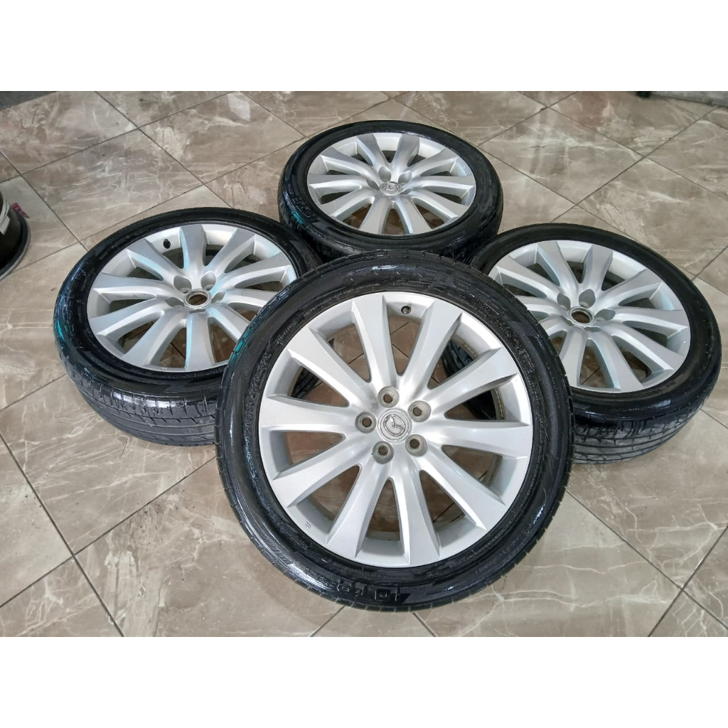 velg mobil oem original mazda cx9 ring 20x7,5 lubang 5x114 ban bonus murah