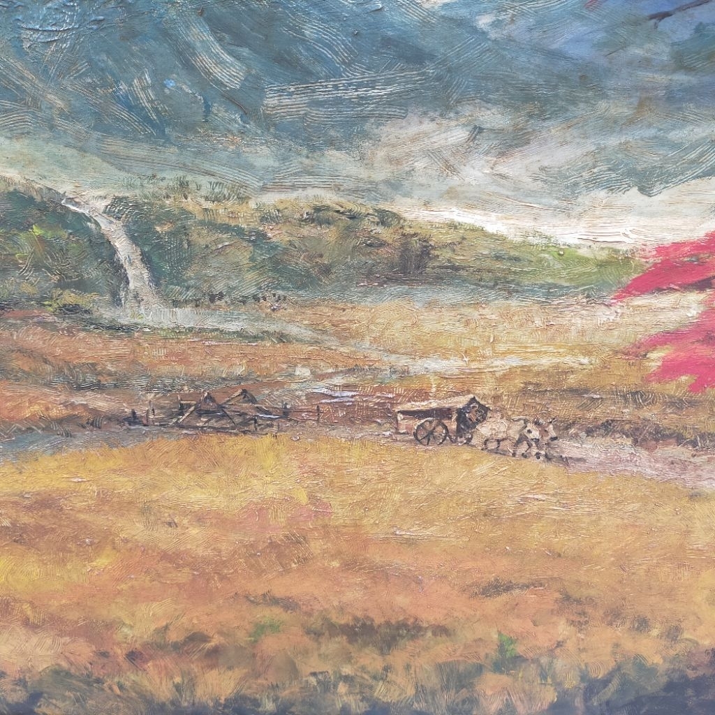 Lukisan  Antik Kuno Kompol