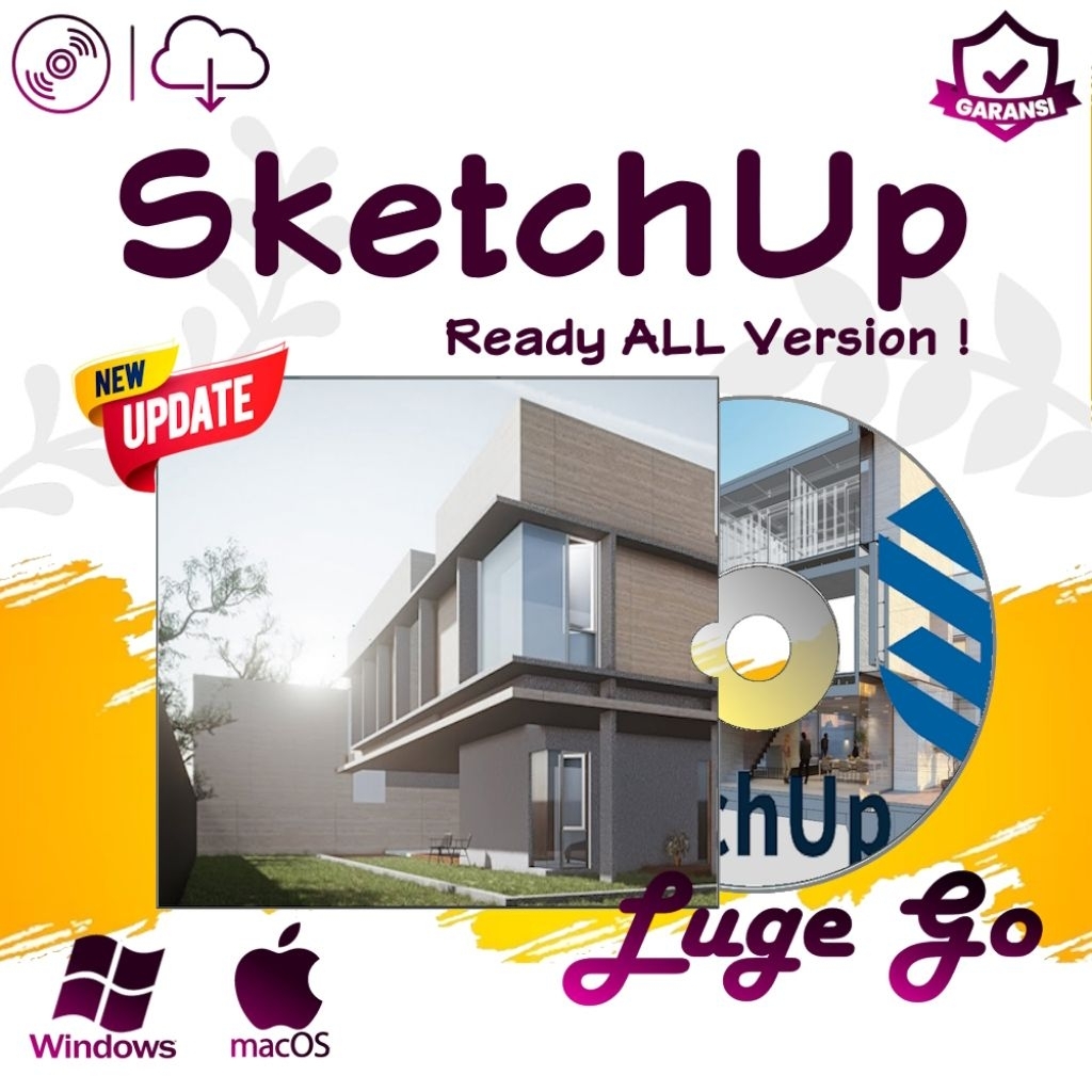 SketchUp Terupdate Full Garansi Win / Mac