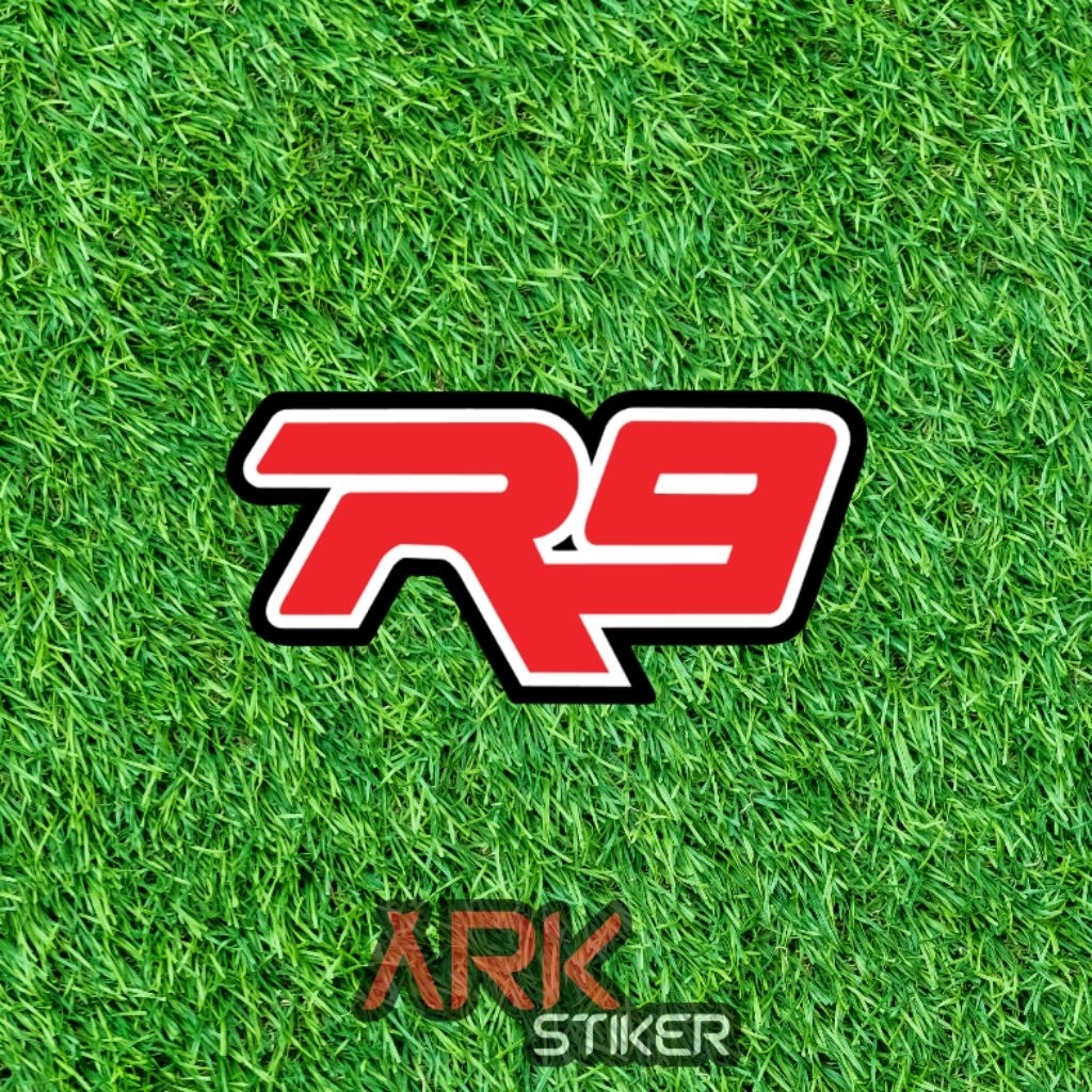 Printing Sticker R9 Exhaust Logo