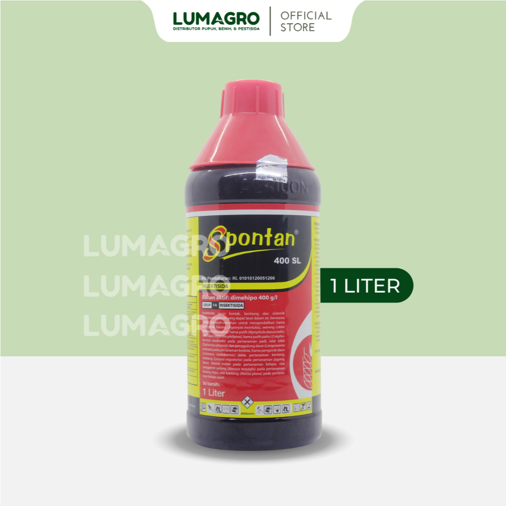 Insektisida Spontan 400SL 1 Liter Dimehipo Obat Mengatasi Walang Sangit Tanaman Padi