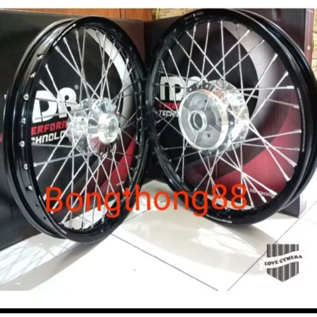 Paketan Velg tdr sonic 150 velg tdr 140 160 ring 17 jari jari tdr tromol bonus rakit velg