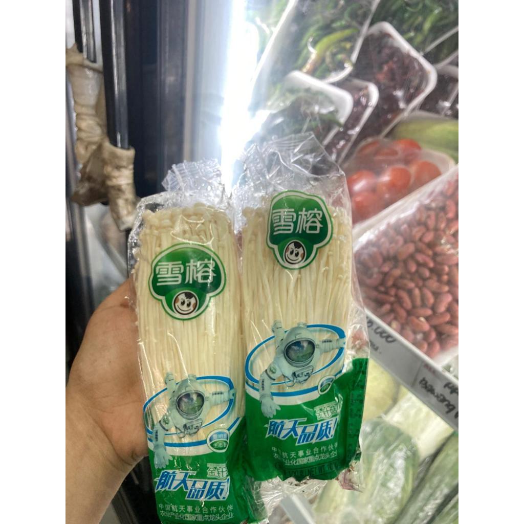 Jamur enoki,jamur enoki segar