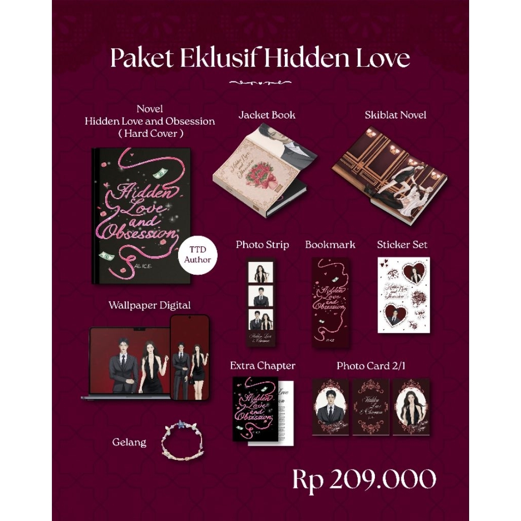 Novel Hidden love and Obsession