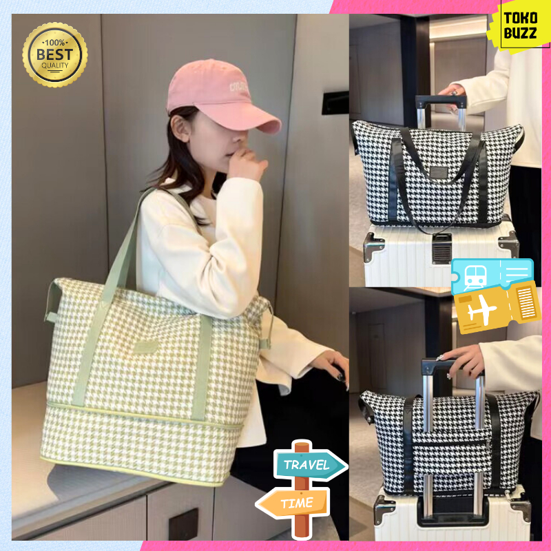 TAS TRAVEL MUDIK JUMBO GYM BAG TAS BAJU JINJING TAS TRAVELING BAG JUMBO ANTI AIR Dapat Dilipat Baju 