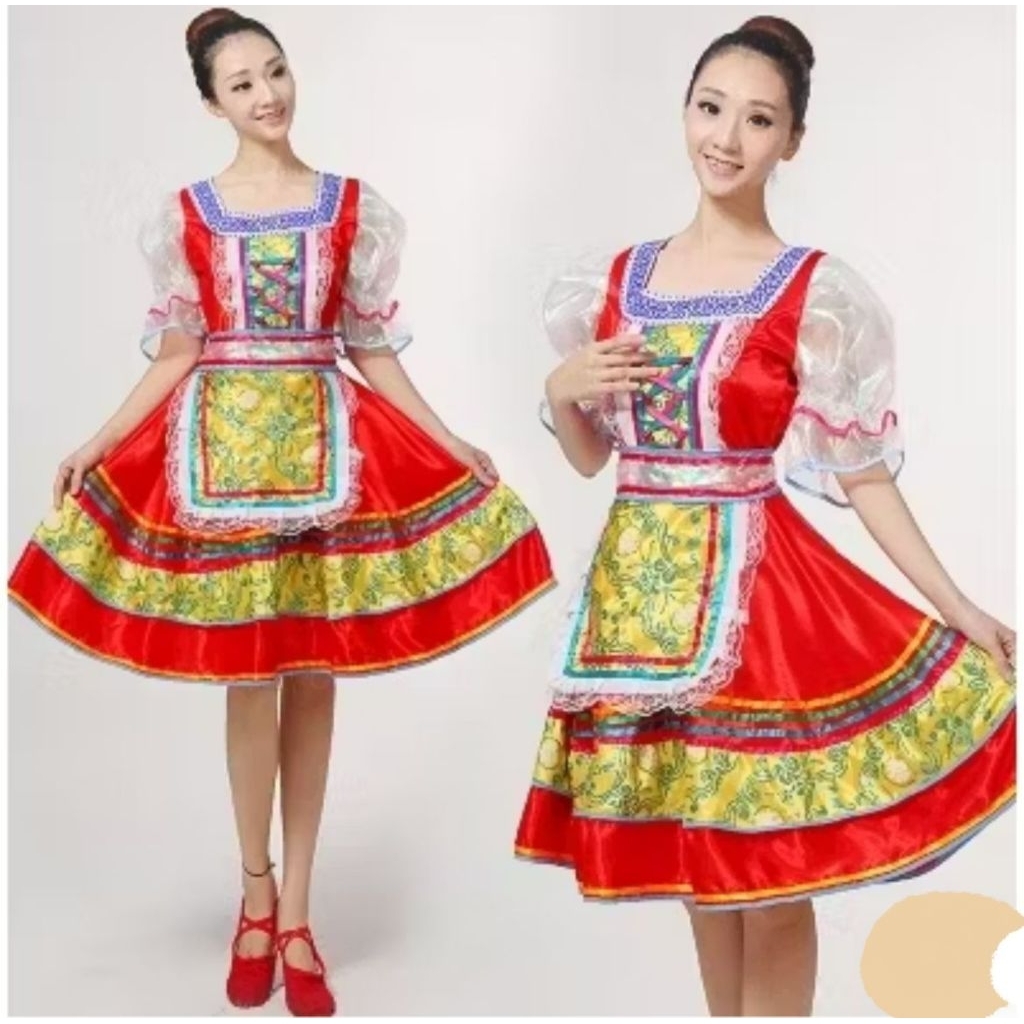 Kostum baju adat tradisional Rusia anak dan dewasa//kostum Rusia by skykids