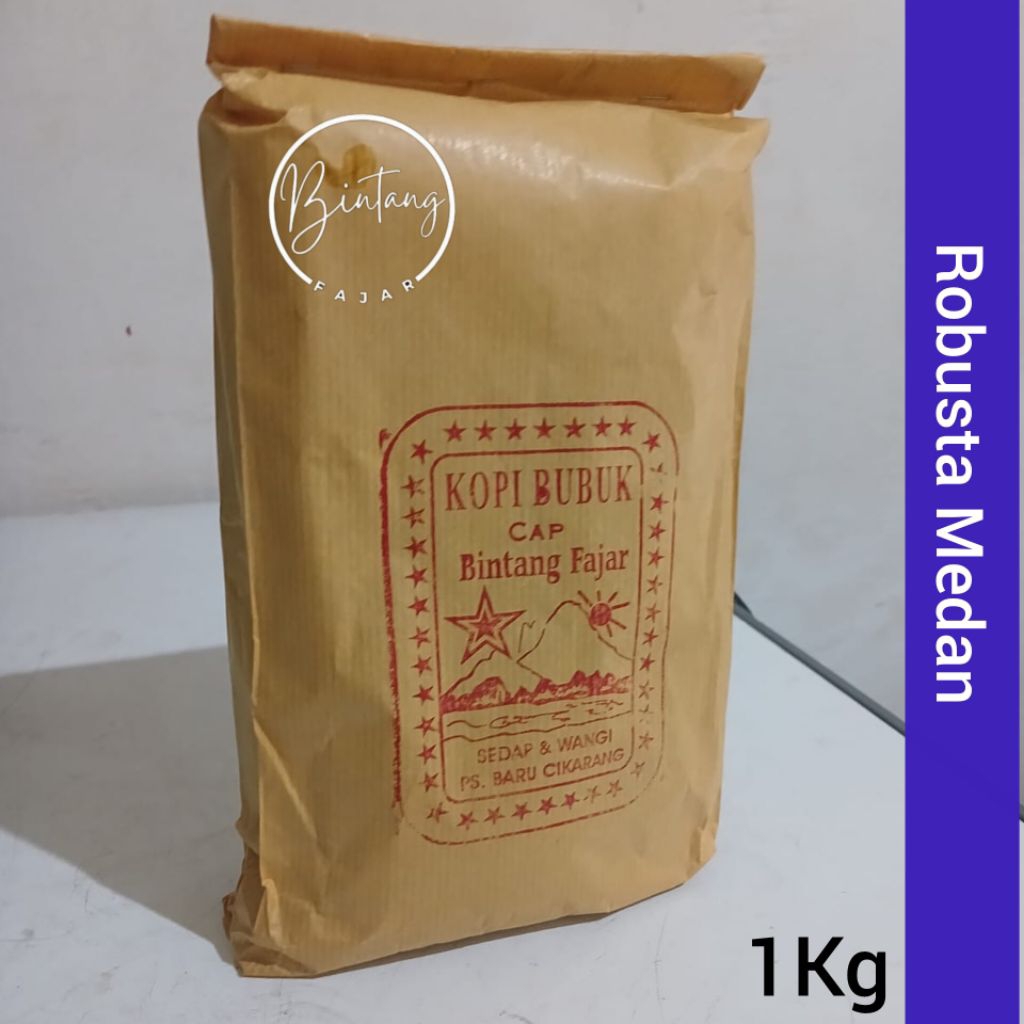 Kopi Bubuk Robusta Medan • Super • Kopi Medan -1Kg