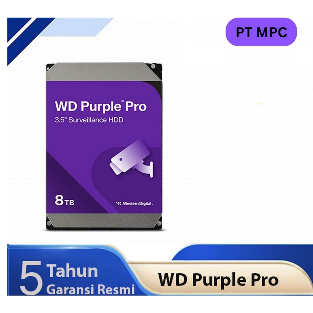 HDD CCTV WD Purple PRO 8TB