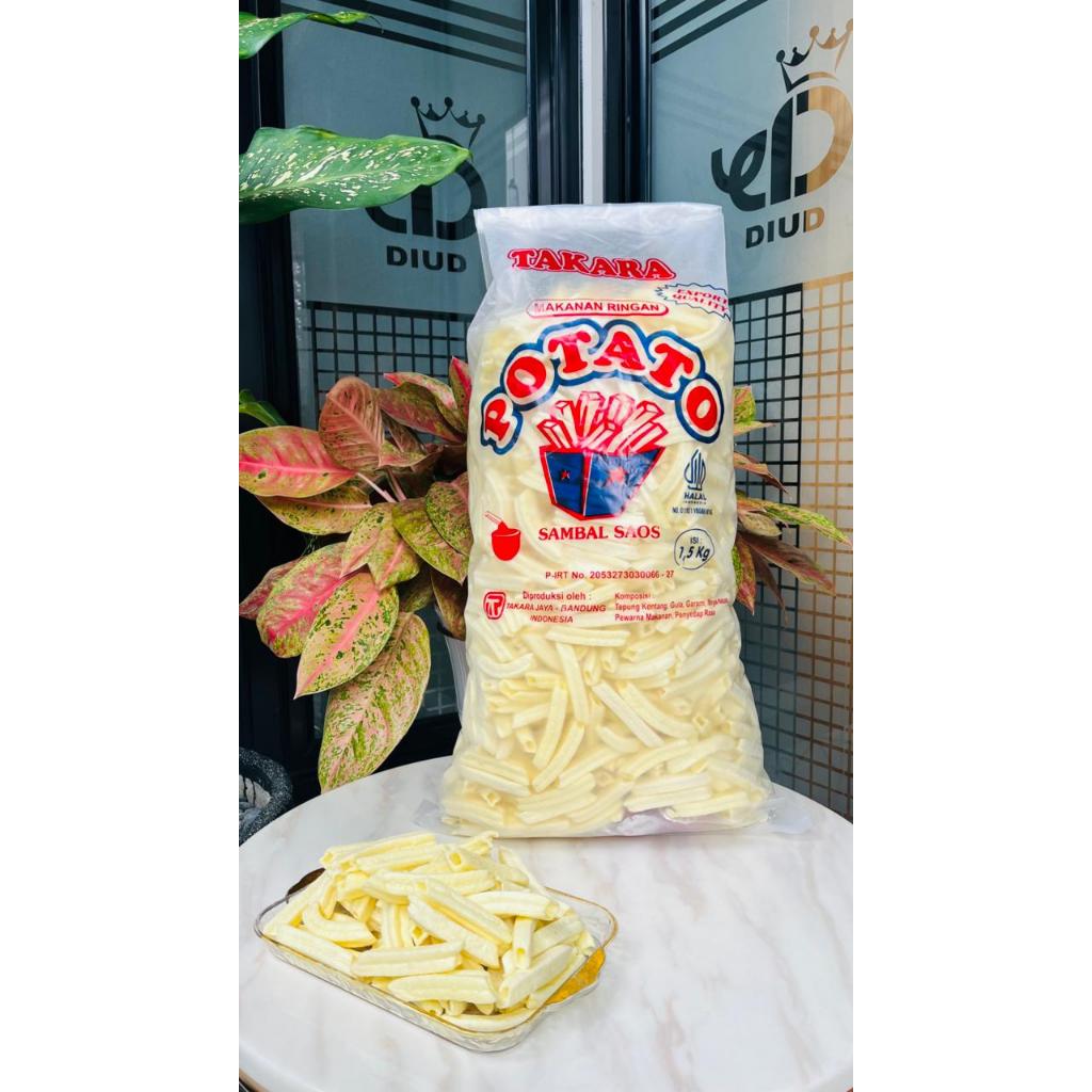 Potato Stick Kentang Aneka Cemilan Makanan Ringan Makanan kiloan makanan asin Makanan cemilan murah