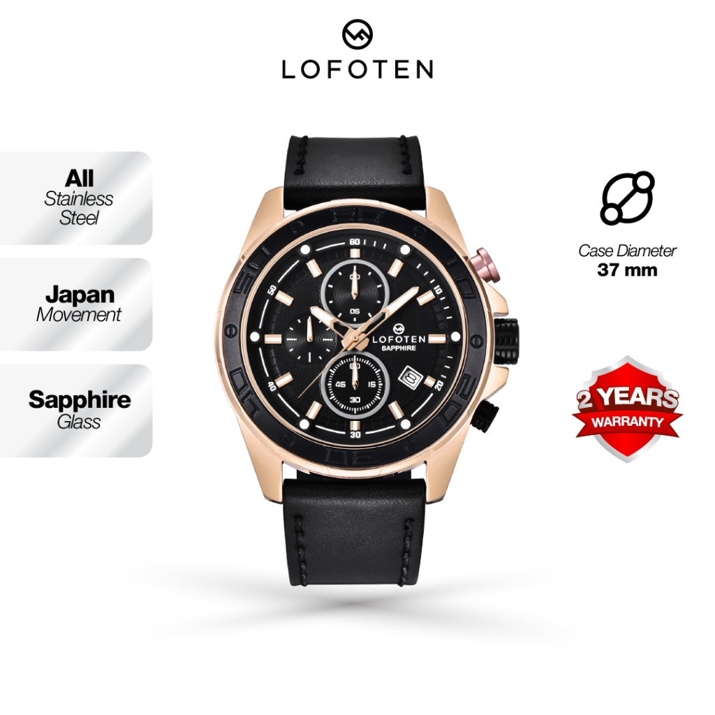 LOFOTEN Jam Tangan Pria F-6511MC  Original Watch