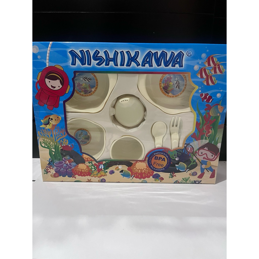 Feeding Set NISHIKAWA alat makan bayi
