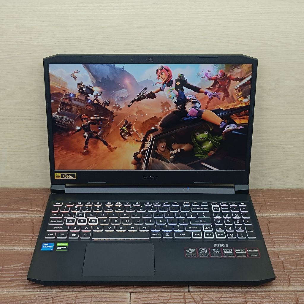 Laptop Acer NITRO 5 GAMING AN515-56 Intel Core i5-11300H RAM 8GB SSD 512GB GTX 1650 GEN11 RGB 144Hz