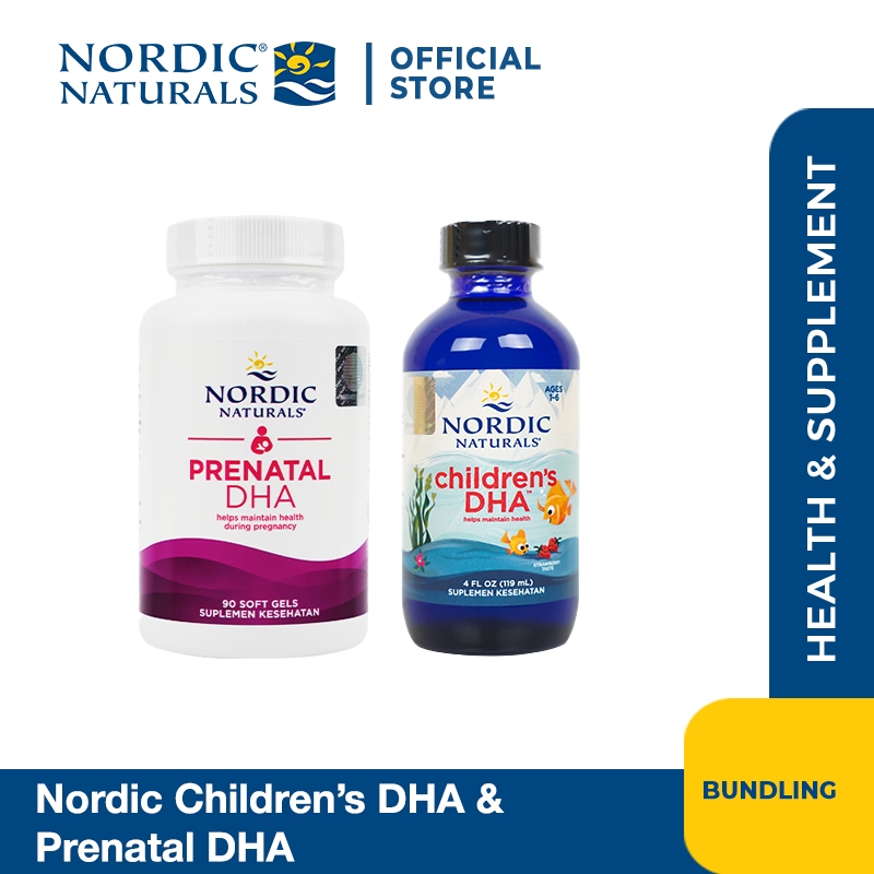 Nordic Naturals Prenatal DHA + Children'S Dha Strawberry