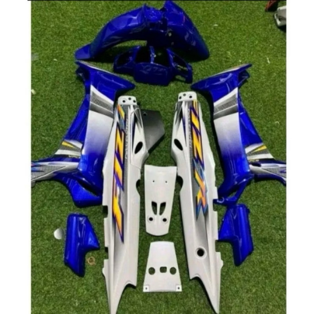 COVER BODY SET HALUS YAMAHA FIZ R FIZ R 2003-2005 BIRU PUTIH