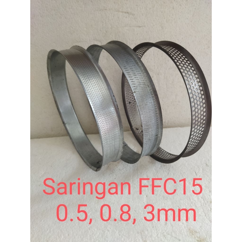 Saringan FFC15 0,5 0,8 3mm Bintik Miring Saringan Tepung Kopi Jagung