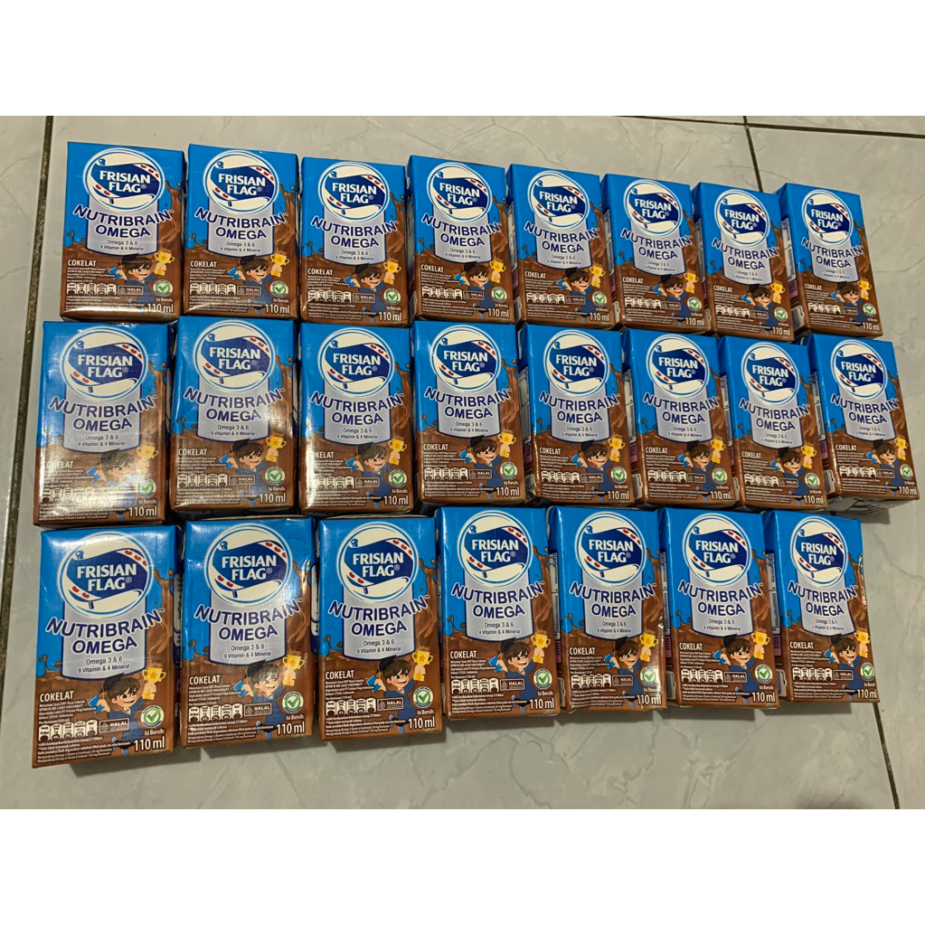 Frisian Flag Nutribrain Omega - susu kotak rasa cokelat