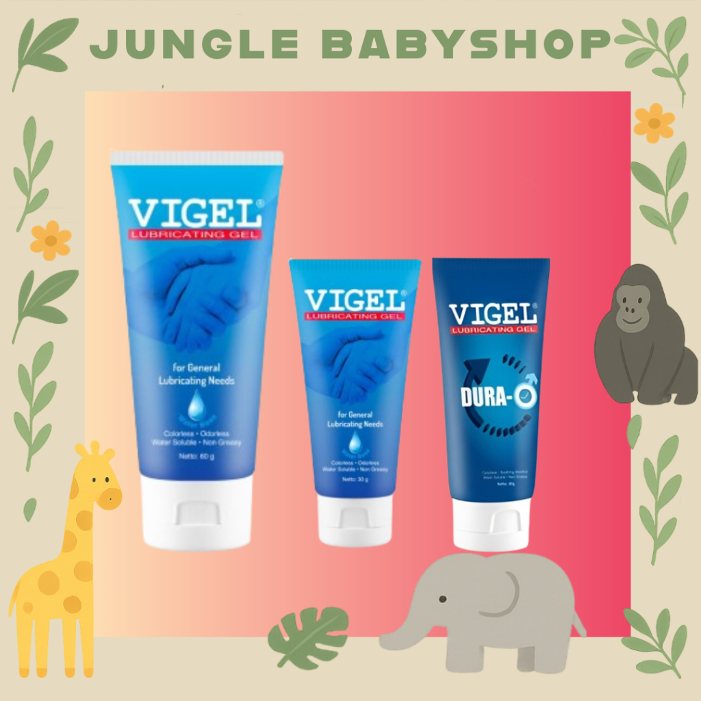 VIGEL Lubricating Gel 30gr 60gr BPOM Lubricant Pelumas Vigel Dura-o