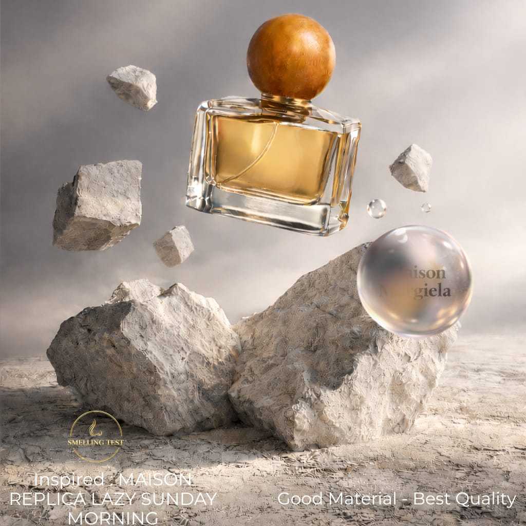 Smellimg test inspired parfum REPLICA MAISON MARGIL LAZY SUNDAY MORNING bibit parfum awet tahan lama