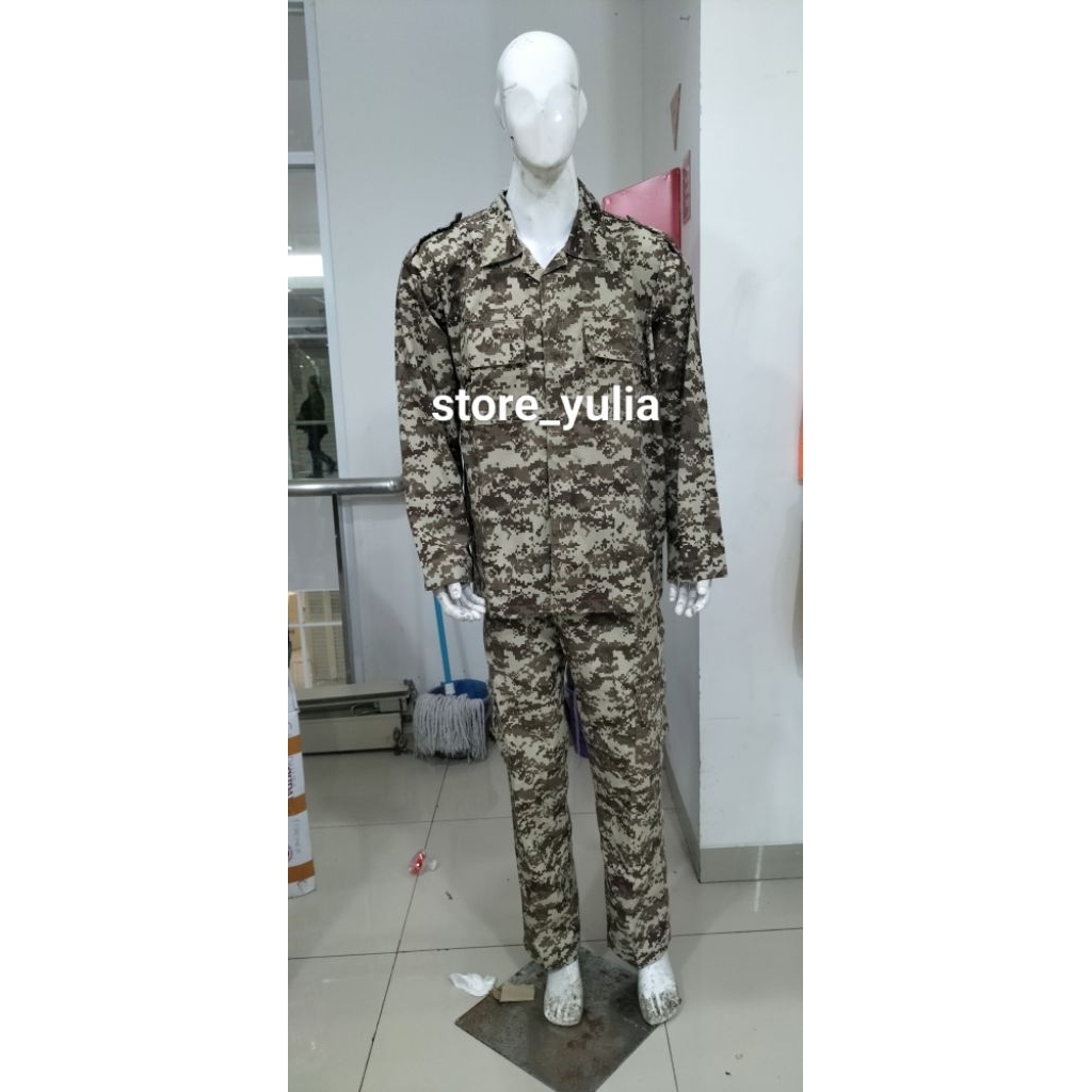 Seragam PDL Loreng Gurun atau PDL Loreng